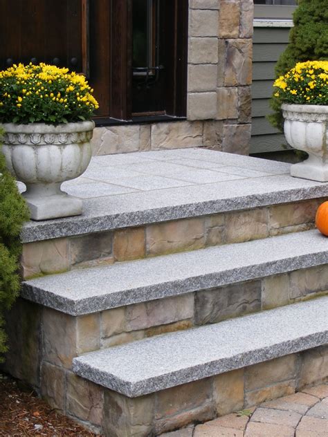outdoor marble steps